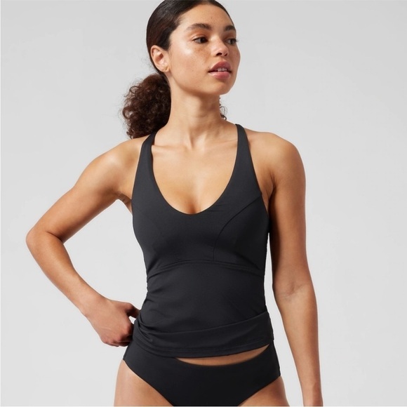 NWT! Athleta Black Triangle Tankini D-DD - Multiple Sizes🩵 - Picture 1 of 12
